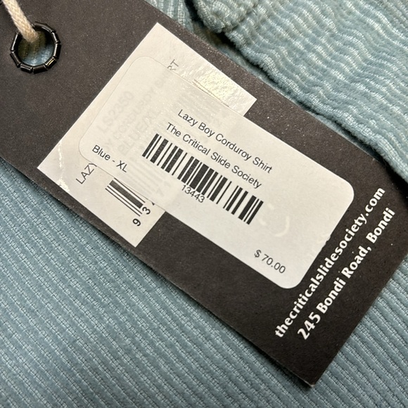 The Critical Slide Lazy Boy Corduroy Shirt - Picture 5 of 6